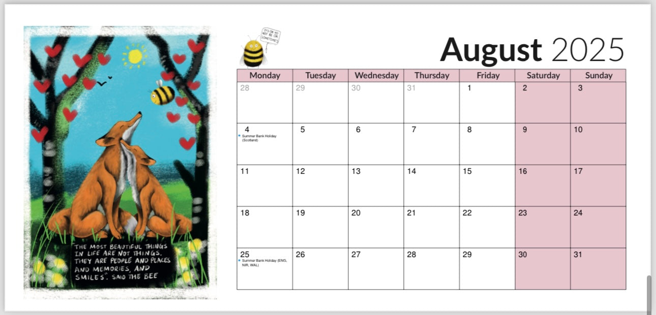Official 2025 Desk Calendar