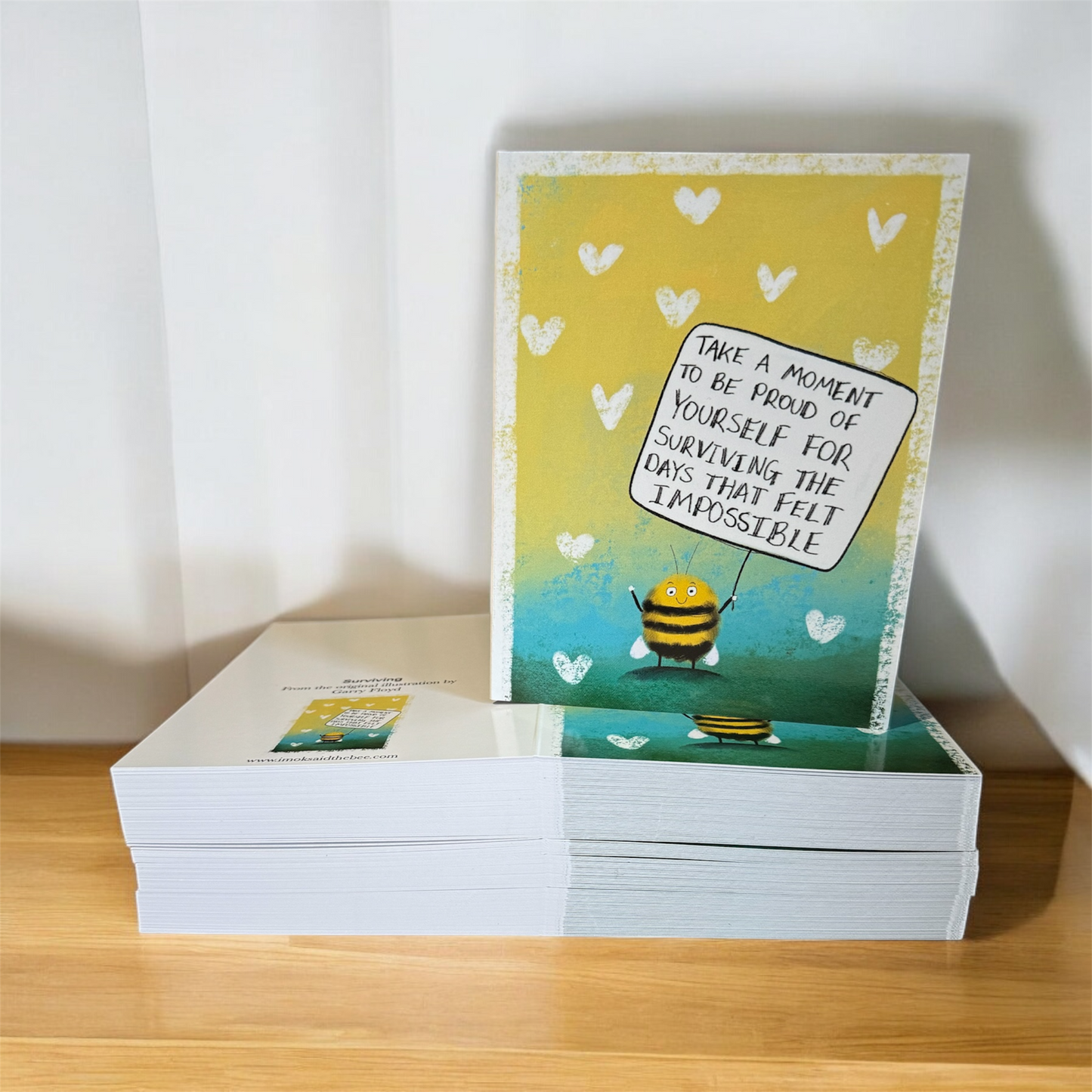 “I’m OK” said the bee•official Greeting Card Surviving
