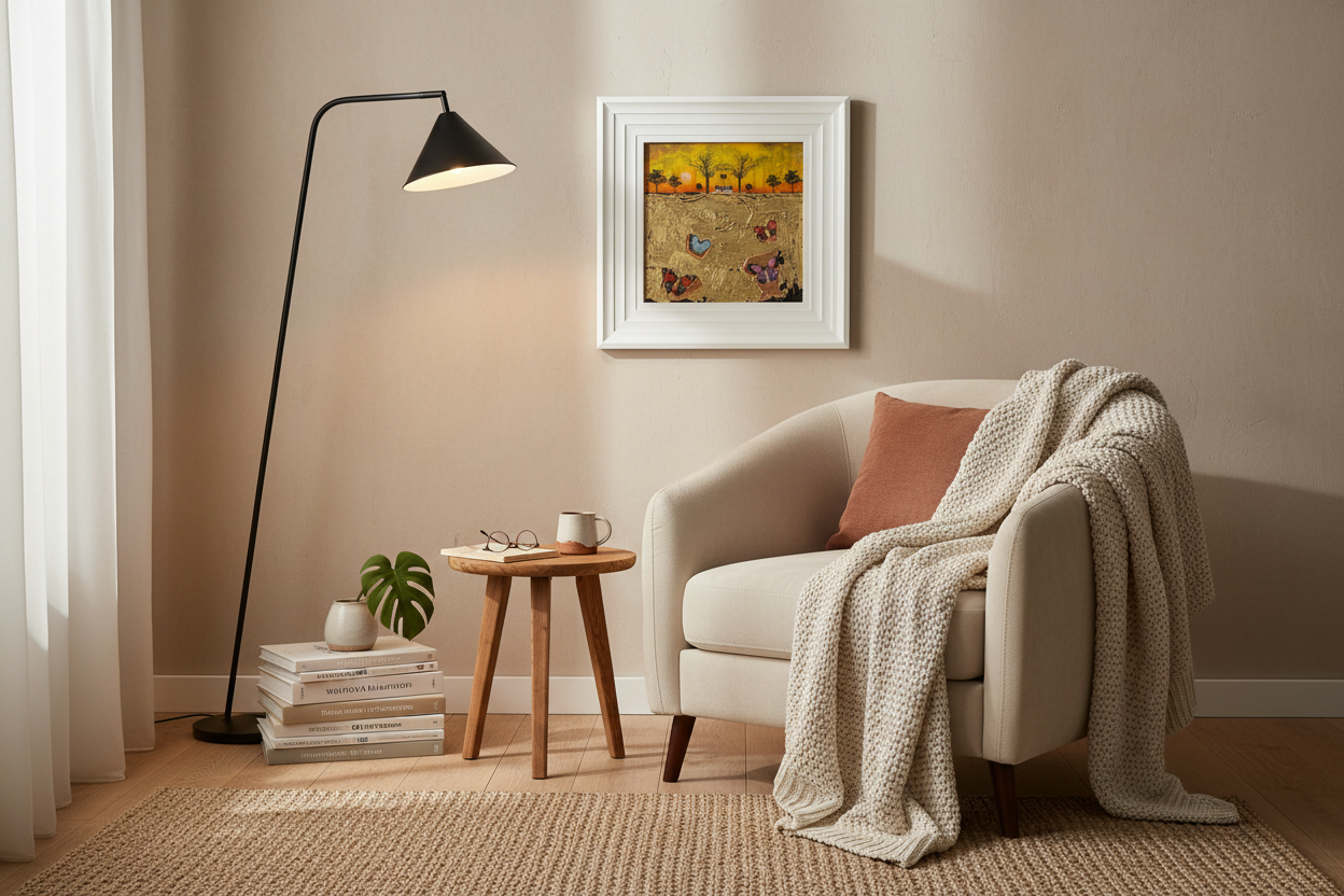 Reading nook lifestyle shot