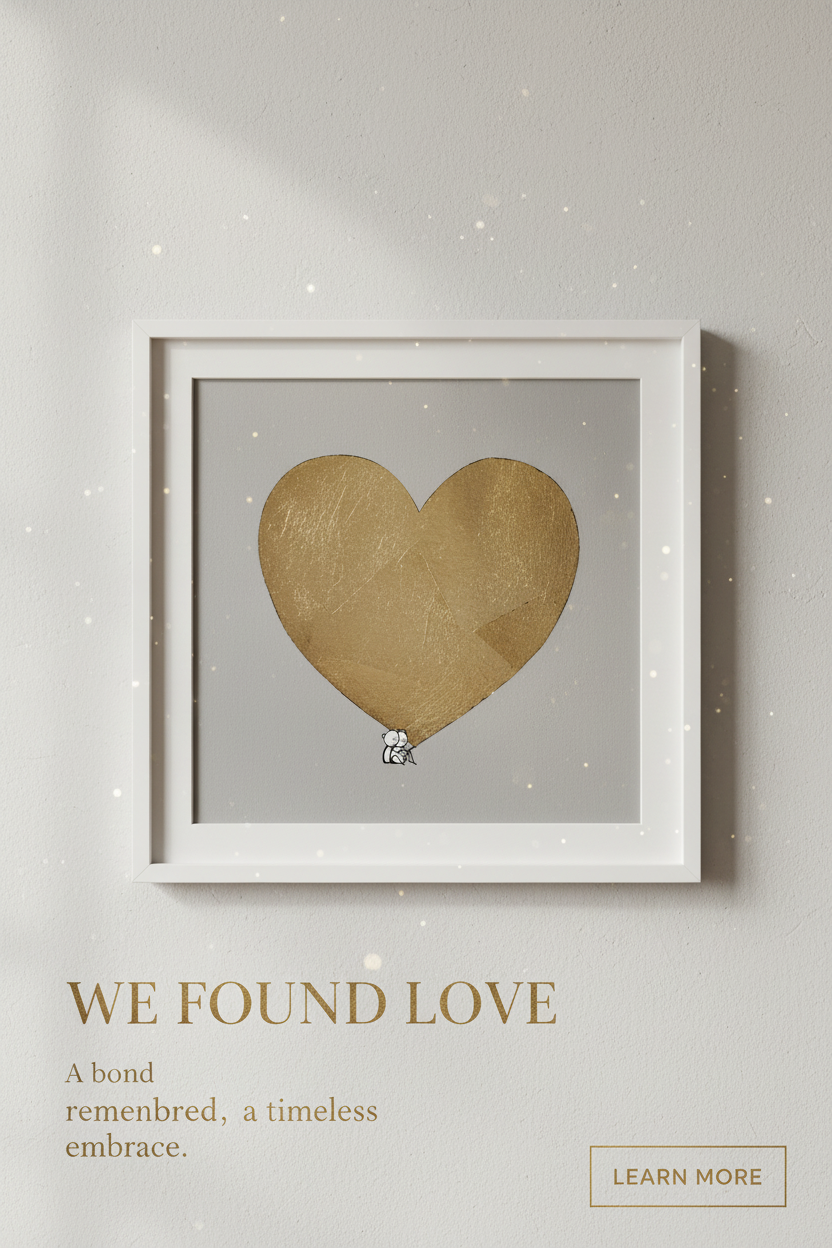 We Found Love Memorial Print Ad Creative