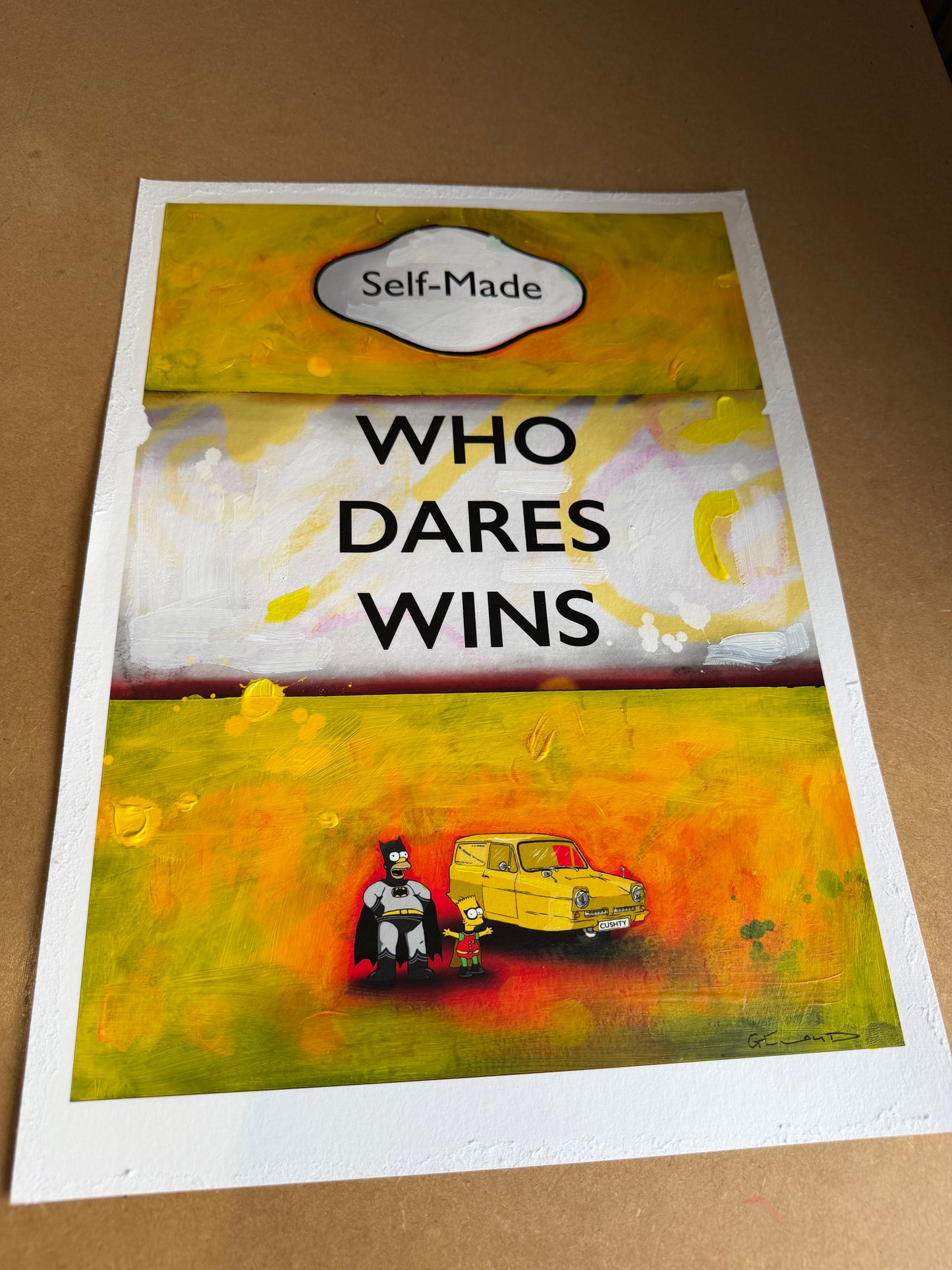 Who Dares Wins (Original) Yellow/orange