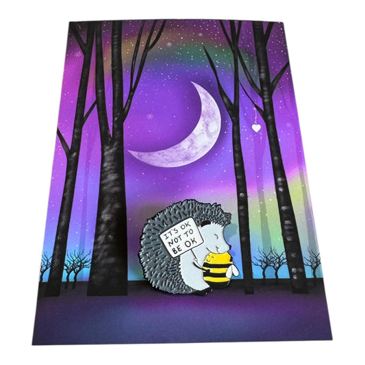 It’s Ok Not To Bee Ok Enamel Pin (collectors edition)