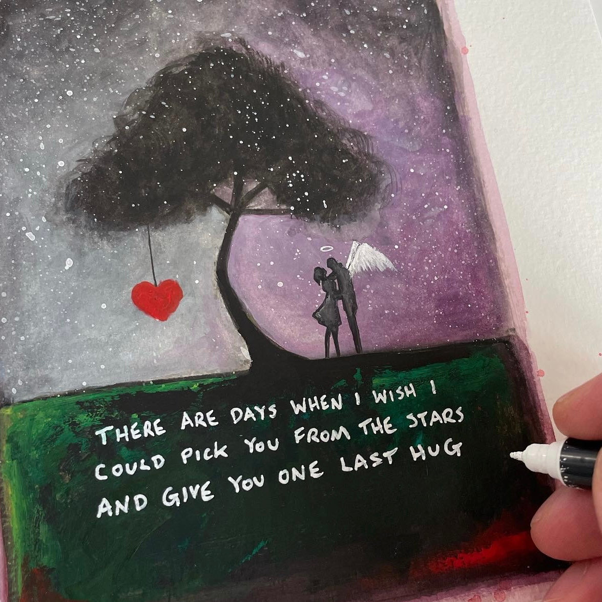 One last hug 1 (Male Angel)