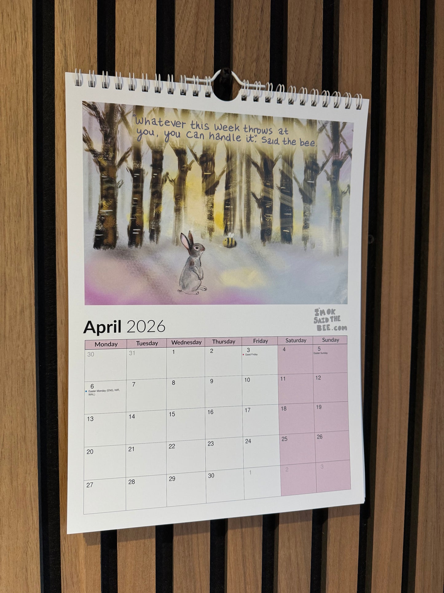 Official 2026 Calendar (Pre-Order-PLEASE READ DESCRIPTION)