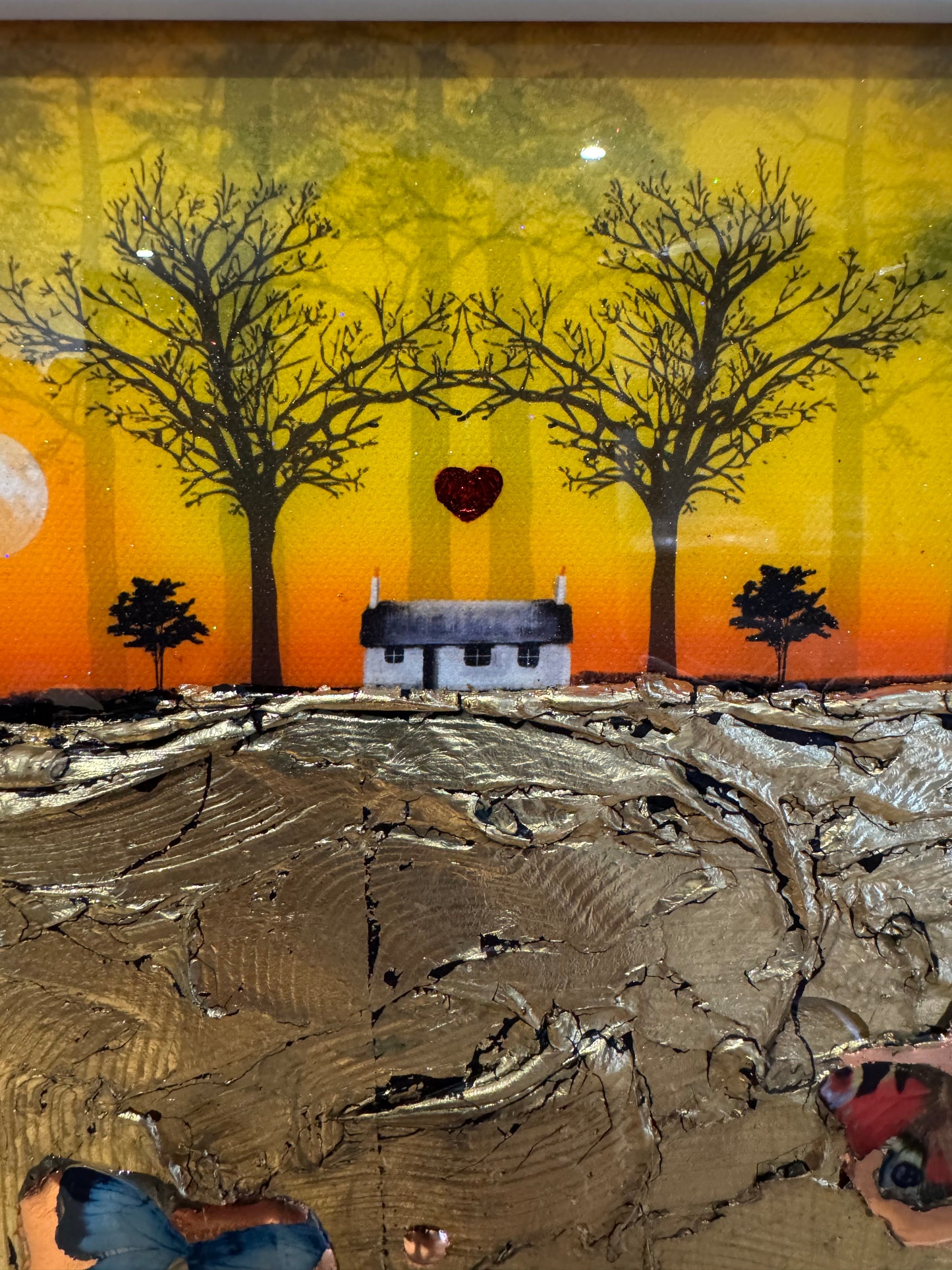 Wings across the veiled paths