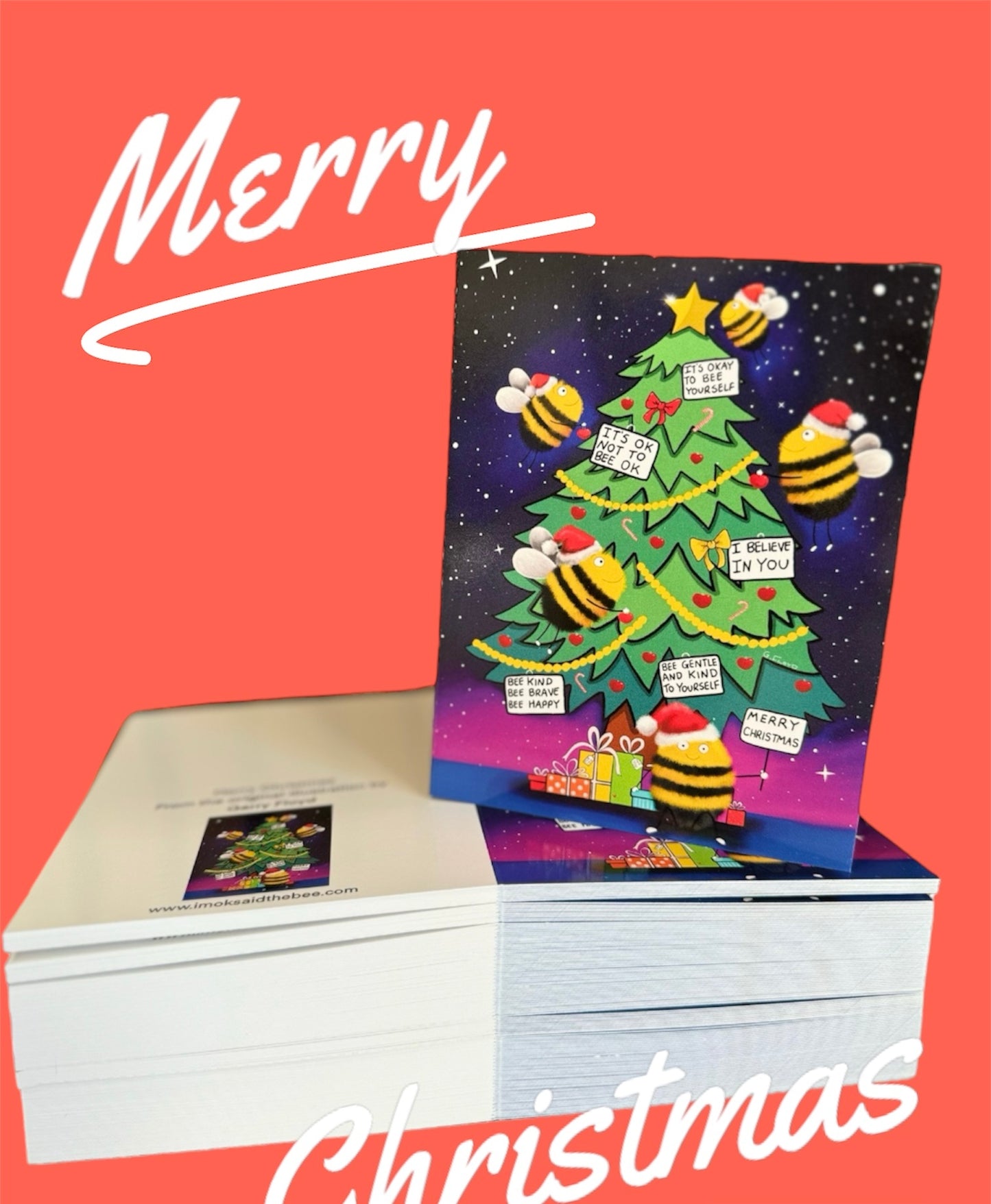 Merry Christmas Greeting Card (Pack of 5)