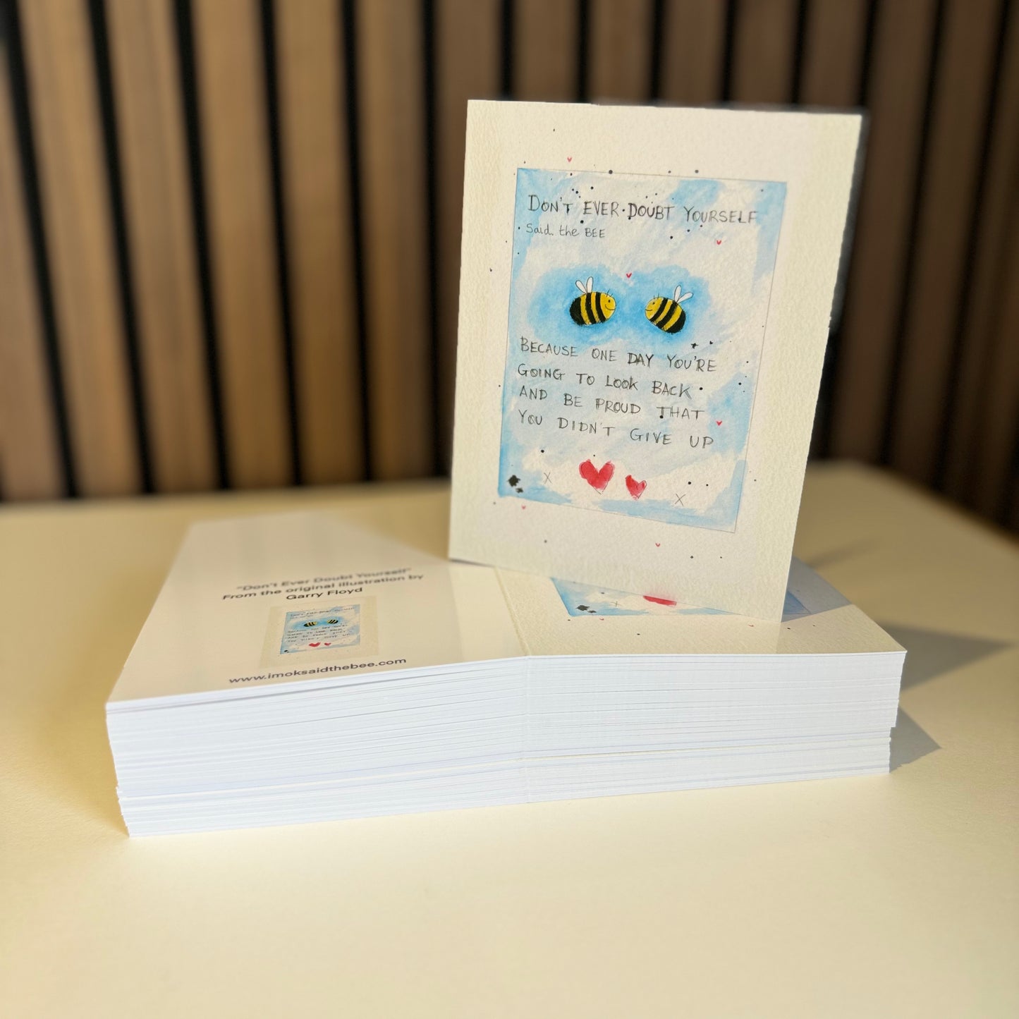 “I’m OK” said the bee•official Greeting Card pack of 5