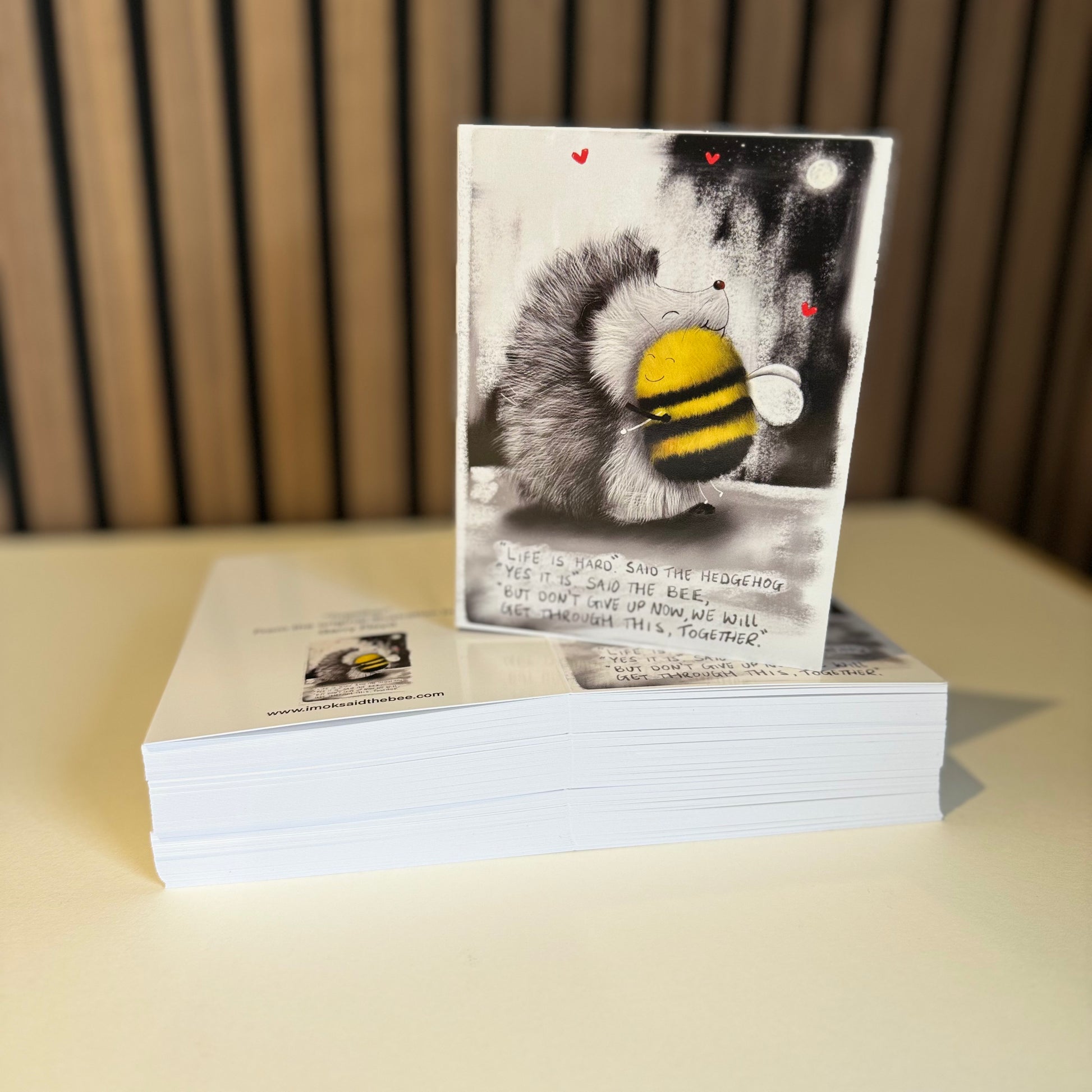 “I’m OK” said the bee•official Greeting Card pack of 5 – “I’M OK’ Said ...