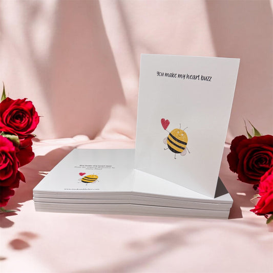 You make my heart buzz (greeting card)