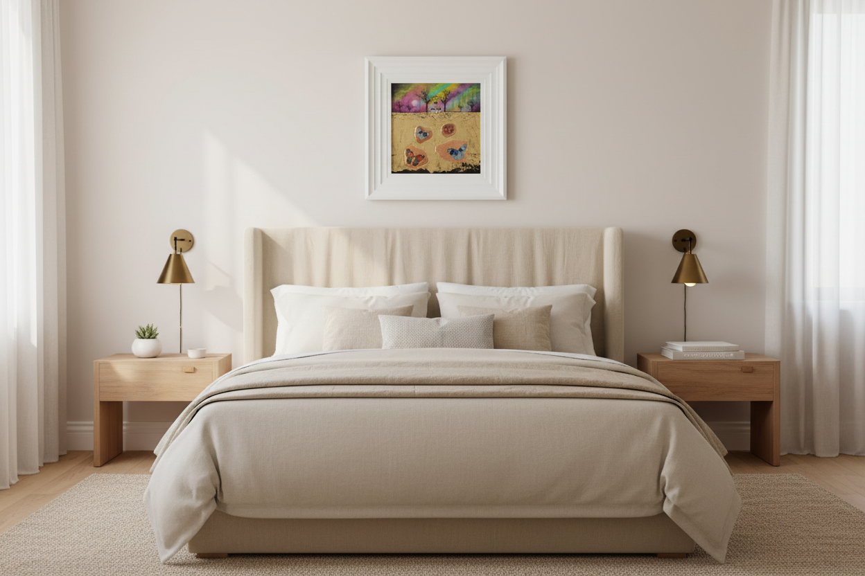 Bedroom lifestyle shot