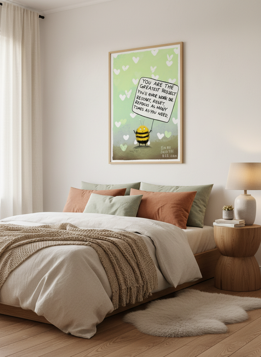 Cozy bedroom setting