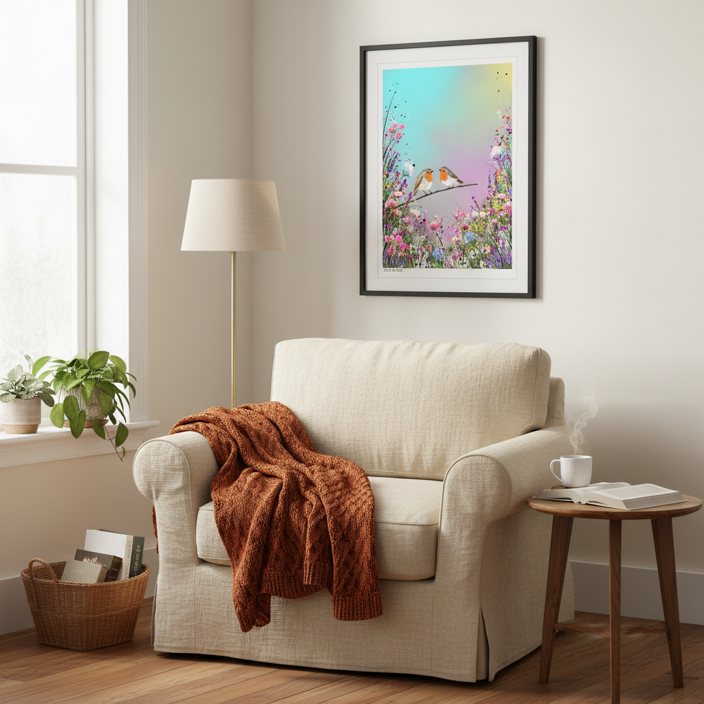 Cozy Reading Nook Scene