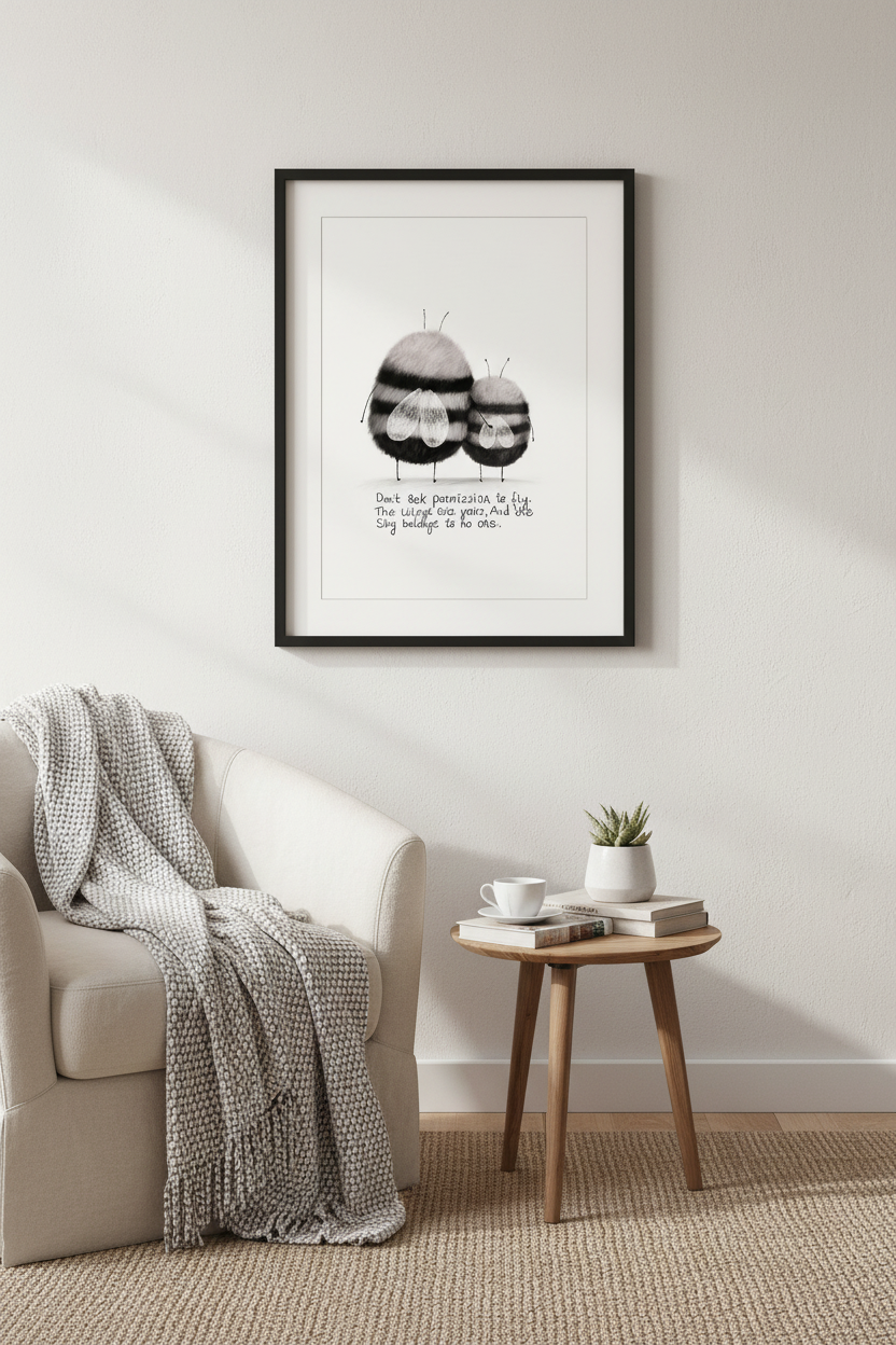 Fly Print Lifestyle Shot