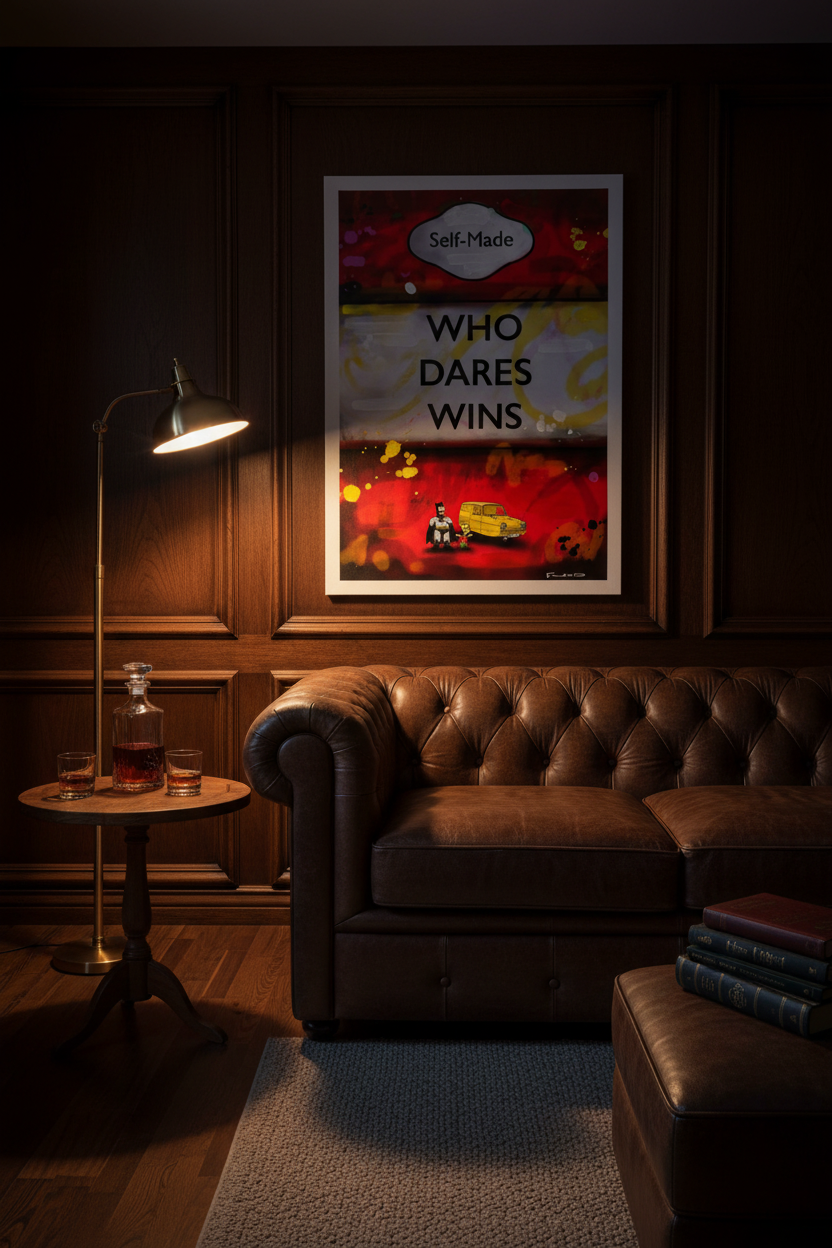 Man cave lifestyle creative