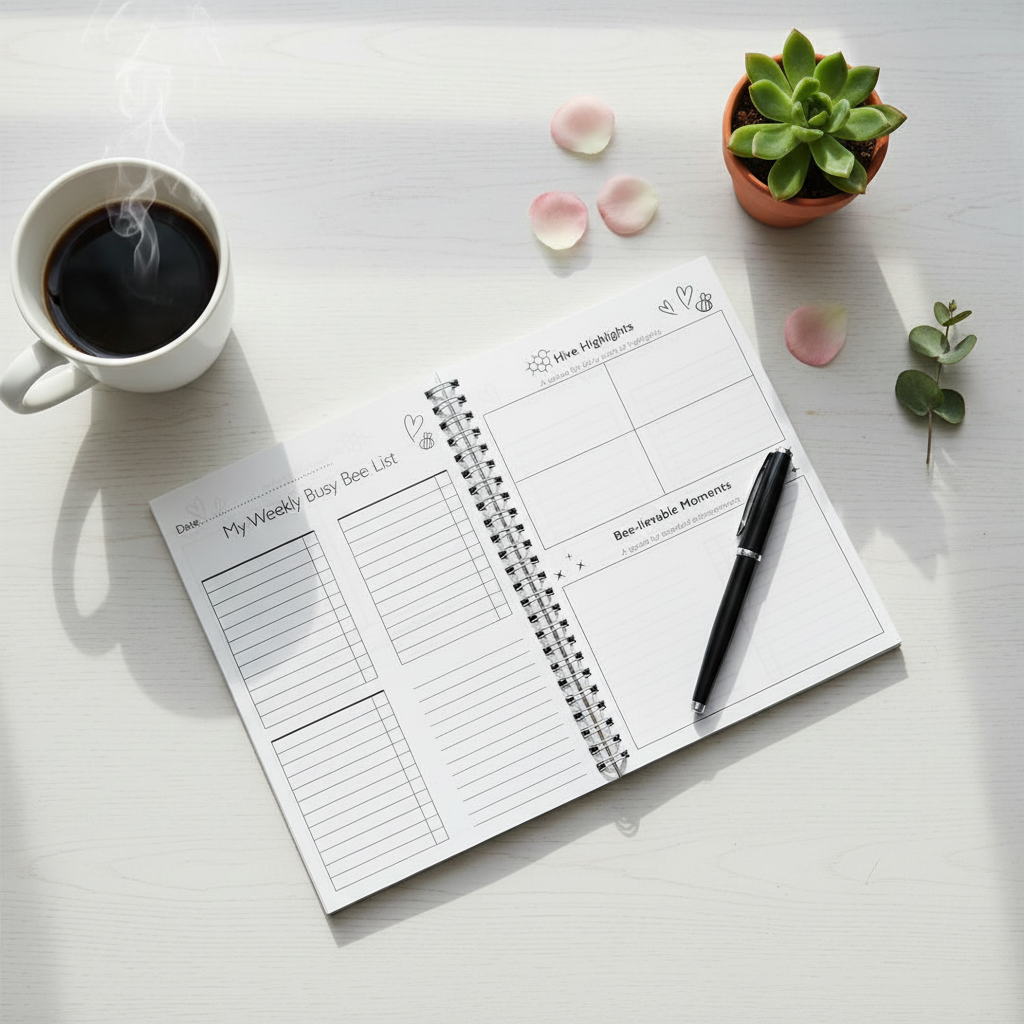 Morning productivity with actual pages