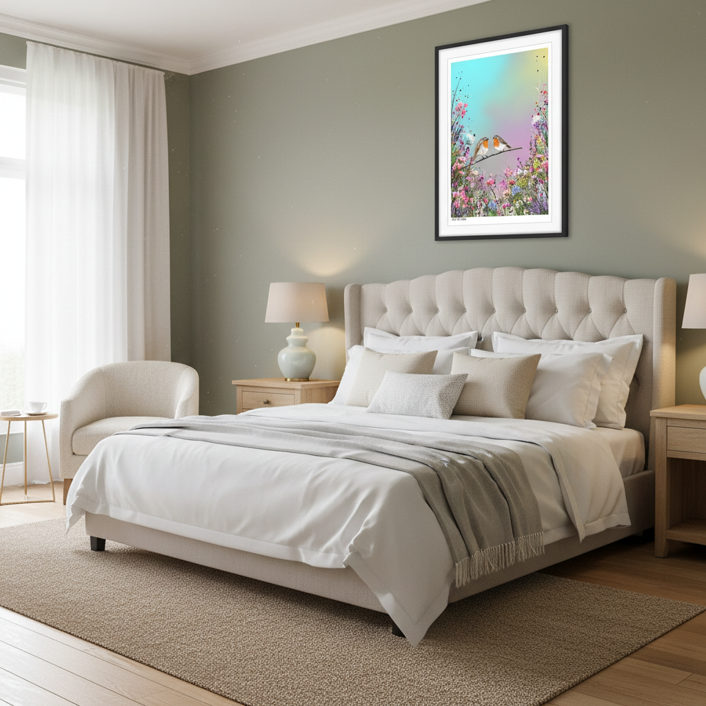 Peaceful Bedroom Scene