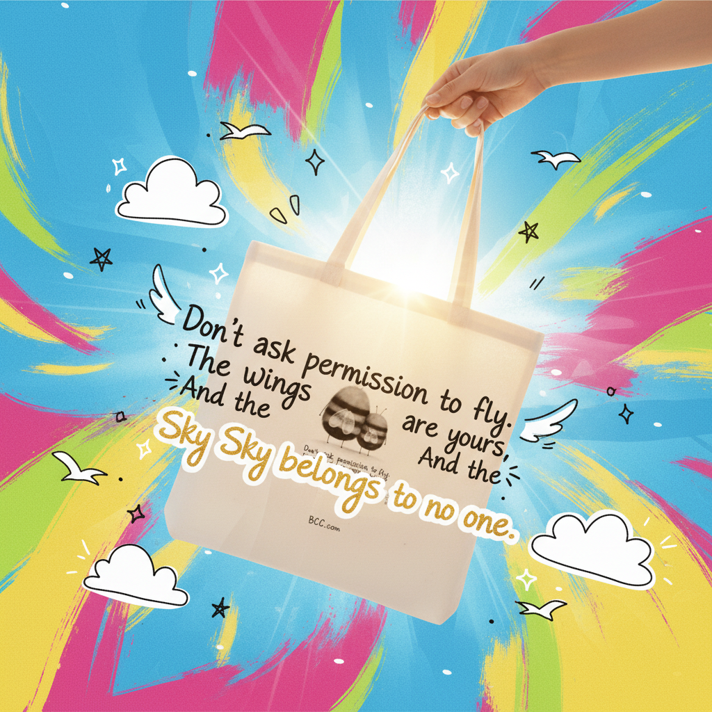 The sky belongs to no one Tote Bag - Social Media